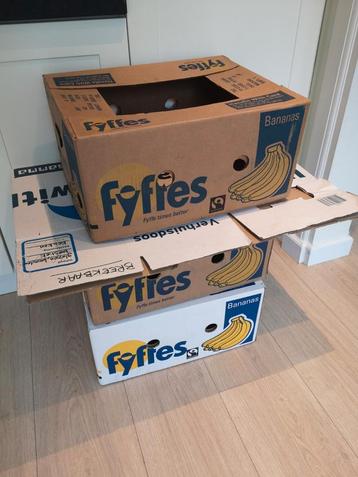 GRATIS: Meerdere verhuisdozen / bananendozen.  beschikbaar voor biedingen