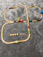 Houten Treinbaan met Accessoires, Ophalen of Verzenden, Zo goed als nieuw