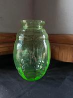 Grote Anna Groene vaas, Andries  Copier, Leerdam glas., Verzenden