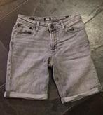 Jack & Jones Grijze Jogjeans Short Maat 164, Kinderen en Baby's, Kinderkleding | Maat 164, Broek, Ophalen of Verzenden, Zo goed als nieuw