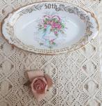 Brocante schaaltje, 50 jarig (trouw) jubileum, verjaardag, Huis en Inrichting, Keuken | Servies, Gebruikt, -, -, Overige typen