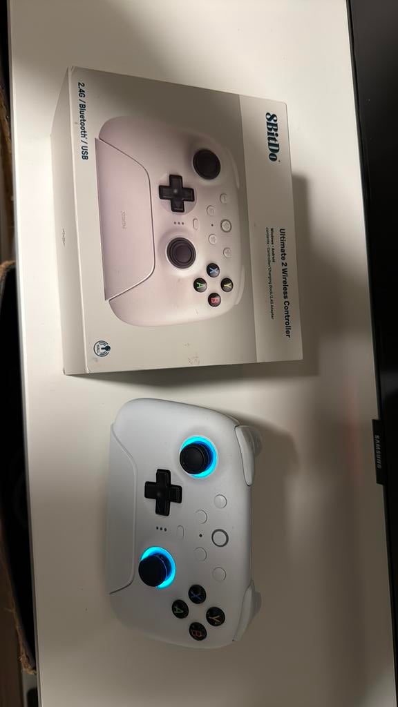 8bitdo ultimate wireless controller pc, Computers en Software, Joysticks, Ophalen of Verzenden, Zo goed als nieuw