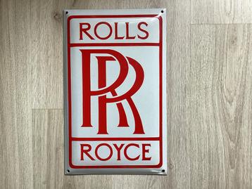 ROLLS ROYCE emaille dealer schild, reclame bord beschikbaar voor biedingen