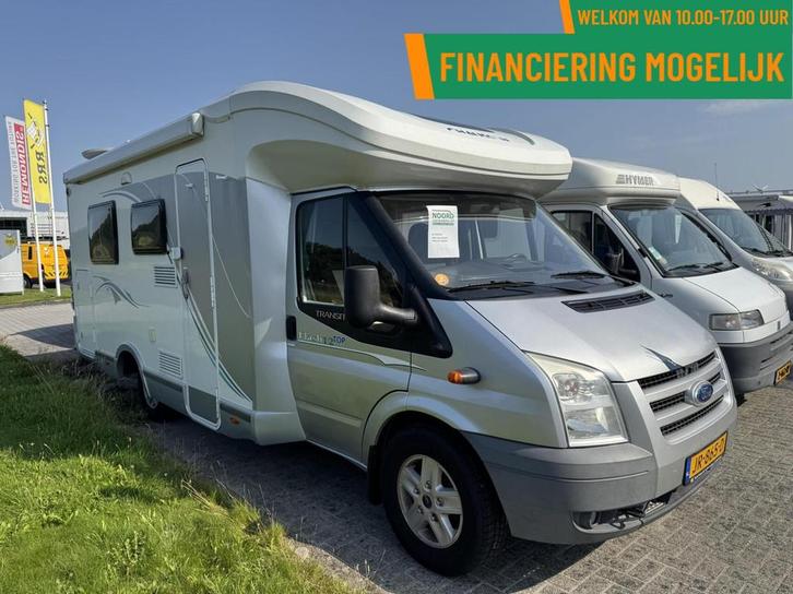 CHAUSSON FLASH 12 QUEENSBED + AIRCO + STUURBEKRACHTIGING, Caravans en Kamperen, Campers, Bedrijf, Half-integraal, Ford, Diesel