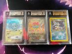 BGS Graded Pokemon Kaarten - Bubble Mew - Venusaur - Kingdra, Hobby en Vrije tijd, Verzamelkaartspellen | Pokémon, Ophalen of Verzenden