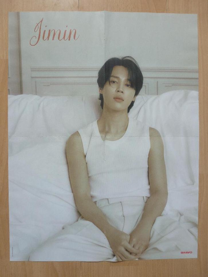 Grote poster van Jimin ( BTS ) uit Duits tijdschrift Bravo, Verzamelen, Posters, Nieuw, Muziek, A1 t/m A3, Ophalen of Verzenden