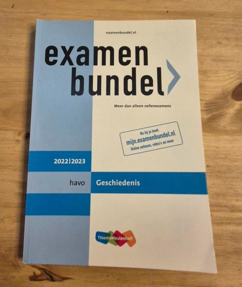 Examen bundel havo Geschiedenis 2022/2023, Boeken, Schoolboeken, Zo goed als nieuw, Geschiedenis, HAVO, Verzenden