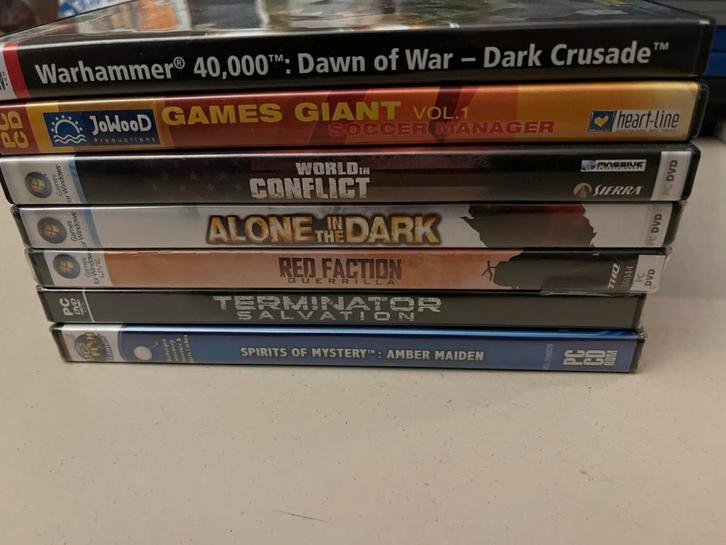 PC Games Collectie - Warhammer, Red Faction, en meer!, Spelcomputers en Games, Games | Pc, Gebruikt, Strategie en Constructie