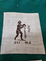 sterrenbeelden geborduurd waterman tweeling kreeft, Ophalen of Verzenden, 'T Olde Gre-j, Info@toldegrej.nl, Endepoelstraat 20f Didam