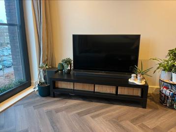 Ikea Lack TV meubel 149x55x35 zwartbruin  beschikbaar voor biedingen