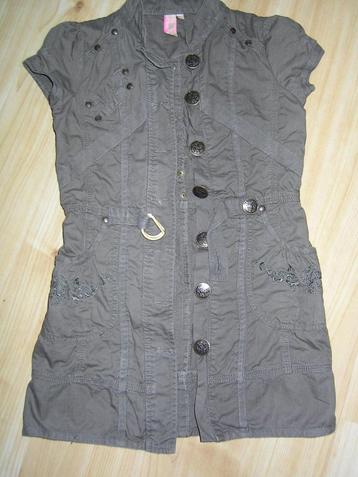 Shoeby Jills legergroen jurkje xs=128 beschikbaar voor biedingen