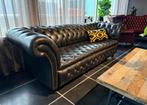 Vintage Chesterfield bank, Driepersoons, Zo goed als nieuw, Rechte bank, Vintage classic