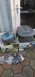 Robotgrasmaaier Gardena sileno city 400 met garage, Gebruikt, Ophalen of Verzenden, Gardena, Met regensensor
