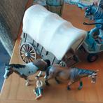 Schleich huifkar, boerenkar en phoenix., Ophalen of Verzenden, Zo goed als nieuw, Paard, Beeldje of Figuurtje