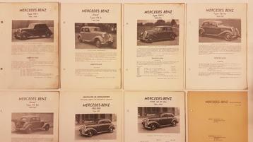 7x Mercedes Benz 170 t/m 220 1945-1956. Olyslager Vraagbaken beschikbaar voor biedingen