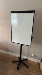 Presentatiebord whiteboard schrijfbord flipover op standaard, Diversen, Schoolborden, Ophalen, Mobiel, Zo goed als nieuw, Whiteboard