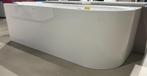 Back to wall Links Vico bad gl. wit met sleuf 180 x 80, Ophalen, Nieuw, Bad
