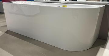 Back to wall Links Vico bad gl. wit met sleuf 180 x 80  beschikbaar voor biedingen