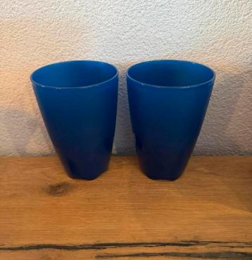 Tupperware Blauwe Bekers beschikbaar voor biedingen