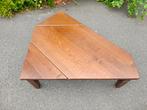 Unieke modulaire salontafel – geometrisch design, 100 tot 150 cm, Eikenhout, Zo goed als nieuw, Minder dan 50 cm
