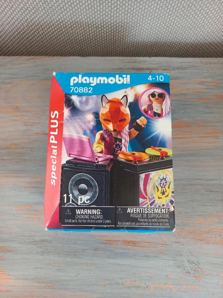 Playmobil Special Plus 70882 - DJ met Draaitafel, Kinderen en Baby's, Speelgoed | Playmobil, Nieuw, Complete set, Ophalen of Verzenden