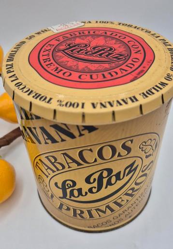 Vintage La Paz Sigaren Blik Holland beschikbaar voor biedingen