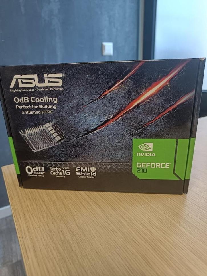 Asus Nvidia Geforce 210 videokaart pci-e NIEUW, Computers en Software, Videokaarten, Nieuw, Nvidia, PCI-Express 2.0, GDDR3, HDMI