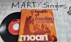 Moan Health Of Freedom Single Nederbeat 1971 Arnhem, Gebruikt, Verzenden, 7 inch, Single