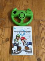 Mario Kart met stuurtje voor de Nintendo Wii, Spelcomputers en Games, Games | Nintendo Wii, Ophalen of Verzenden, Zo goed als nieuw