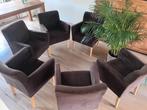 stoelen, Ophalen, Hout, Gebruikt, Bruin