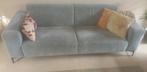Complete zithoek met bank, poef en fauteuil, Ophalen, Zo goed als nieuw, Stof