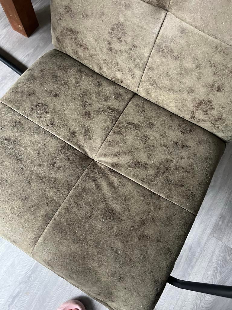 Twee stoffen gemêleerde woonkamerstoelen, Ophalen, Gebruikt, Twee, Overige kleuren