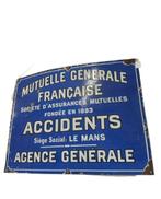 emaille "mutuelle générale"., Antiek en Kunst, Antiek | Emaille, Ophalen of Verzenden