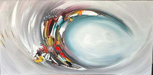 Gena Gennadyj- “ Blue temptation”- Handgeschilderd- Uniek, Antiek en Kunst, Kunst | Schilderijen | Abstract, Ophalen of Verzenden