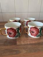 4 H&M Home Koffiemokken met Bloemenprint, Ophalen, Gebruikt, Keramiek, Effen