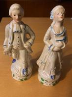 2 Vintage barok beeldjes Victoriaans stel Mozart  18 cm, Ophalen of Verzenden