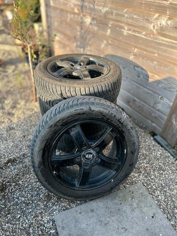 Honda Winterset 5x114.3 Tec velgen met Goodyear winterbanden, Auto-onderdelen, Banden en Velgen, Banden en Velgen, Winterbanden