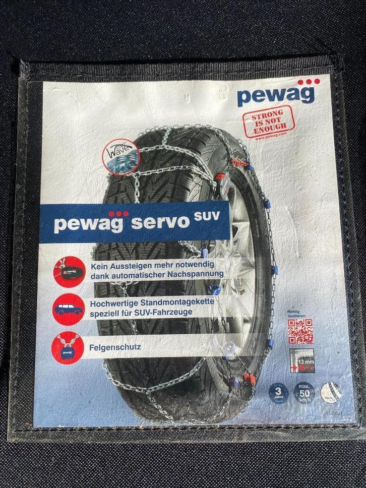 Pewag Servo SUV sneeuwkettingen – automatische naspanners, Auto diversen, Sneeuwkettingen, Gebruikt, Ophalen