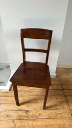 Houten stoel, Huis en Inrichting, Stoelen, Ophalen of Verzenden, Gebruikt, Bruin, Eén