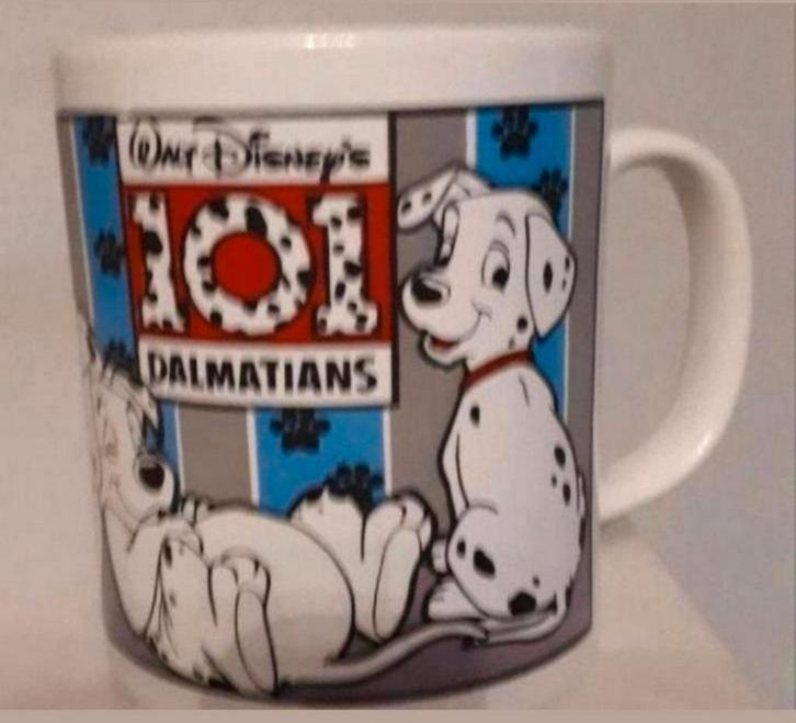 Beker Disney 101 Dalmatiers, Huis en Inrichting, Keuken | Servies, Zo goed als nieuw, Kop(pen) en/of Schotel(s), Overige stijlen