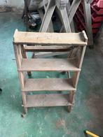 Houten Opstaprek / Boekenrek, Met plank(en), Minder dan 50 cm, Gebruikt, Ophalen of Verzenden