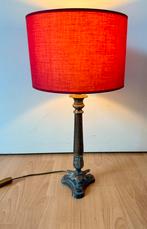 Tafellamp massief brons #ArtDeco #Brons, Overige materialen, Gebruikt, 50 tot 75 cm, Ophalen of Verzenden