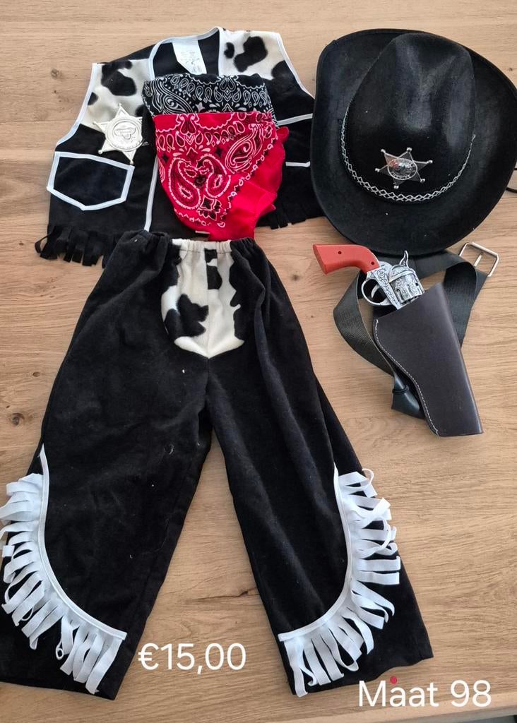 Cowboy pakje  - maat 98, Ophalen of Verzenden, Zo goed als nieuw, 104 of kleiner, Jongen of Meisje