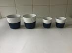 Eva Solo Navy Blue koffie (2) en espresso kopjes (2), Ophalen of Verzenden, Zo goed als nieuw, Overige stijlen, Kop(pen) en/of Schotel(s)