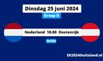 2x Prime seat Nederland - Oostenrijk te koop of te ruil, Juni, Losse kaart, Twee personen, Nederlands elftal