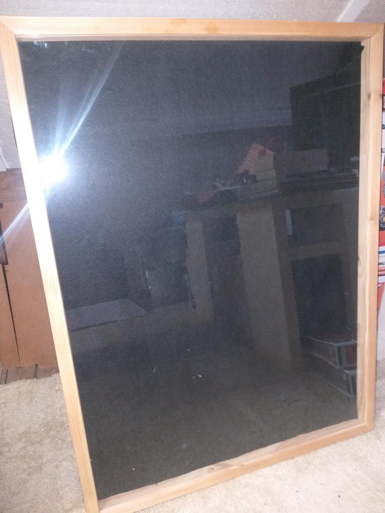 Houten lijsten met plexiglas voor shirts., Doe-het-zelf en Verbouw, Kozijnen en Schuifpuien, Ophalen, Hout, 75 tot 150 cm, Raamkozijn