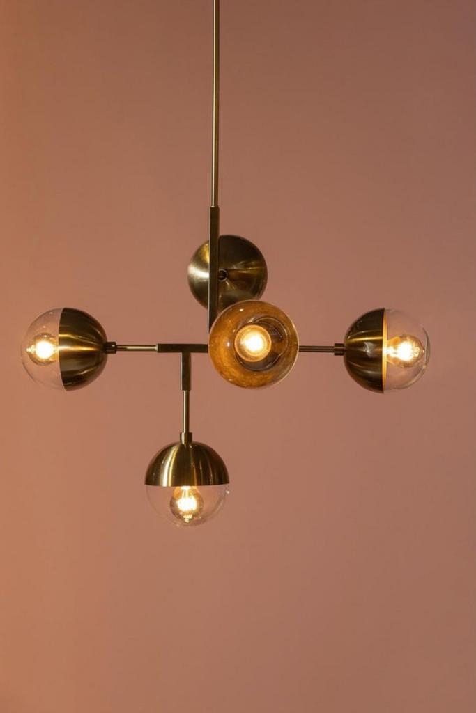 BePureHome bollen plafondlamp, Huis en Inrichting, Lampen | Hanglampen, Zo goed als nieuw, Minder dan 50 cm, Ophalen of Verzenden