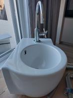 Fonteintje met kraan Sphinx, Doe-het-zelf en Verbouw, Sanitair, Ophalen, Zo goed als nieuw, Chroom, Wastafel