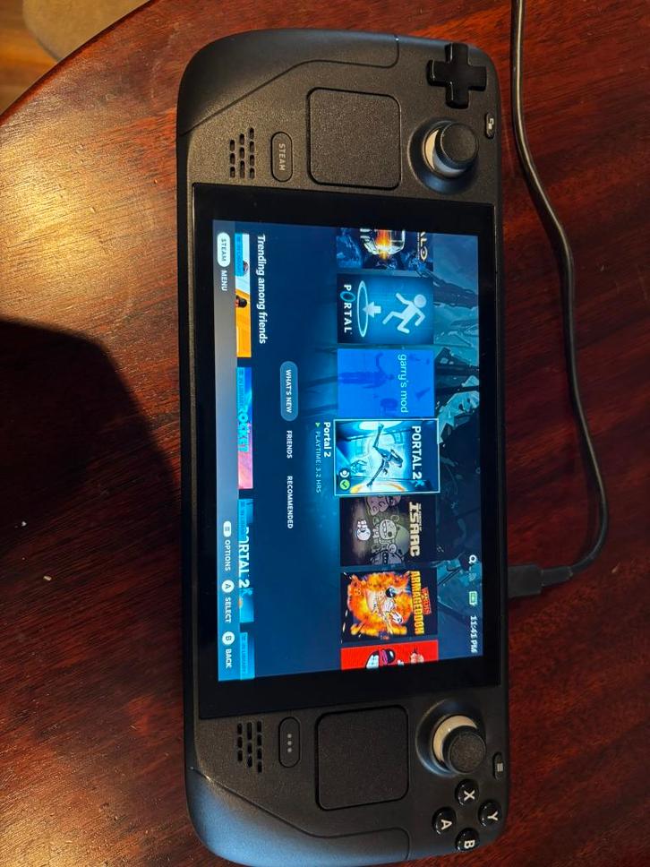 Steam Deck 256GB LCD incl Dock, Spelcomputers en Games, Spelcomputers | Overige, Zo goed als nieuw, Ophalen