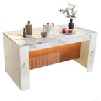 Bartafel keukeneiland marmer wit 160 80 led wandpaneel tafel, Huis en Inrichting, Tafels | Eettafels, Overige materialen, 50 tot 100 cm